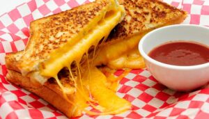 Kids menu grilled cheese at Wheaton Family Restaurant in Eau Claire, WI