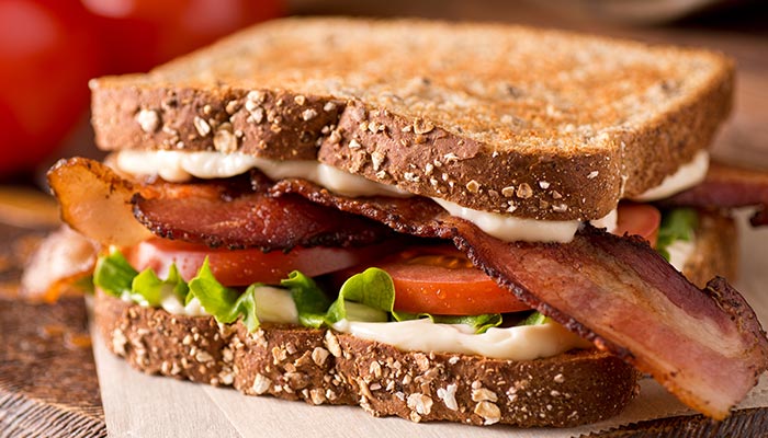 Lunch and dinner sandwich classics served at Wheaton Family Restaurant in Eau Claire, WI include the BLT